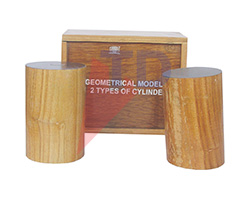 GEOMETRICAL MODEL SET, 2 TYPES OF CYLINDERS